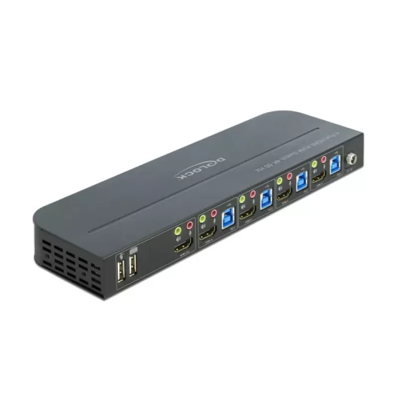 KVM jungiklis DeLOCK 11483 Juodas