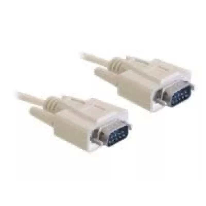 DeLOCK RS-232 laidas 2 m, smėlio spalvos, DB-9 jungtis