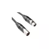 Microconnect XLRMF1 XLR garso kabelis, 3 kontaktų kištukas–lizdas, 1 m