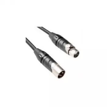 Microconnect XLRMF1 XLR garso kabelis, 3 kontaktų kištukas–lizdas, 1 m