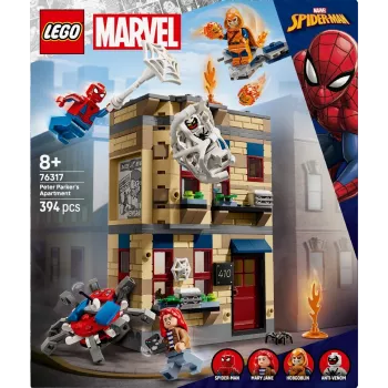LEGO Marvel rinkinys 76317 Piterio Parkerio butas su Žmogumi Voru minifigūrėle