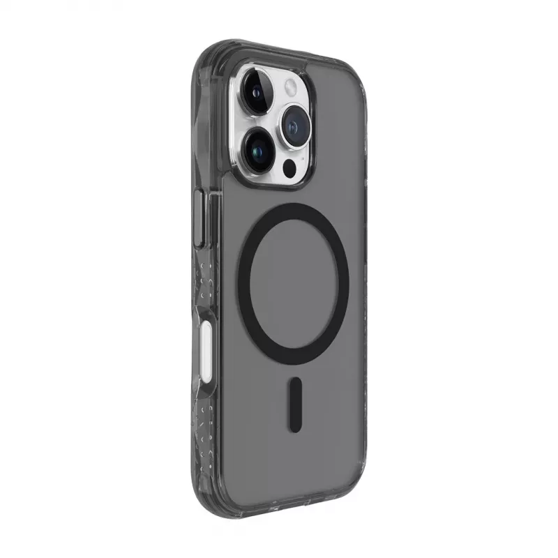 Dėklas LAUT CRYSTAL MATTER X iPhone 16 Pro Max skaidrus juodas