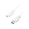 USB kabelis LogiLink CU0174 USB 3.2 Gen 1 1 m USB A – USB C baltas