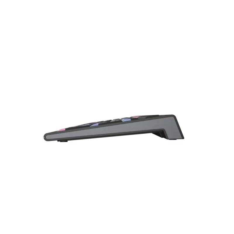 Klaviatūra Logickeyboard LKB-FLS-A2PC-DE Universal USB QWERTZ Vokiška Juoda