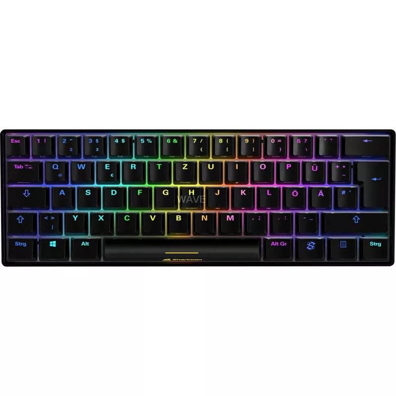 Žaidimų klaviatūra SKILLER SGK50 S4, juoda, PT išdėstymas, Kailh Red