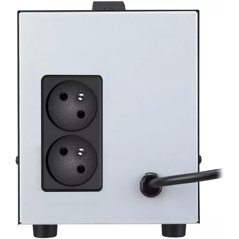 Įtampos reguliatorius PowerWalker AVR 2000 SIV FR, 2 AC lizdai, 110–280 V, juodas
