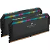 Corsair Dominator Platinum DDR5 32 GB (2x 16 GB) 7200 MHz juodos spalvos atminties rinkinys CMT32GX5M2X7200C34