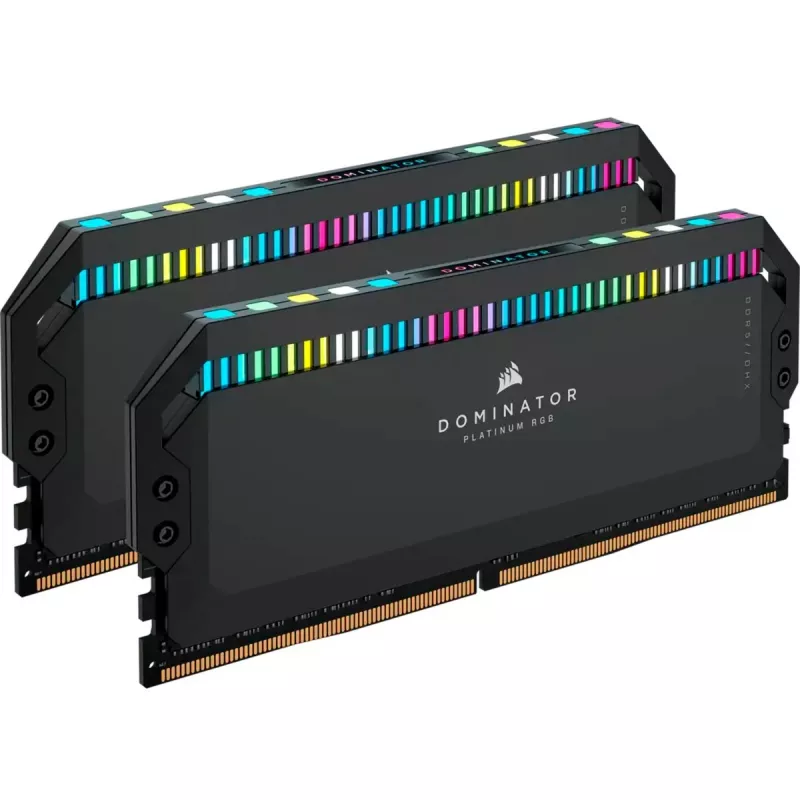 Corsair Dominator Platinum DDR5 32 GB (2x 16 GB) 7200 MHz juodos spalvos atminties rinkinys CMT32GX5M2X7200C34