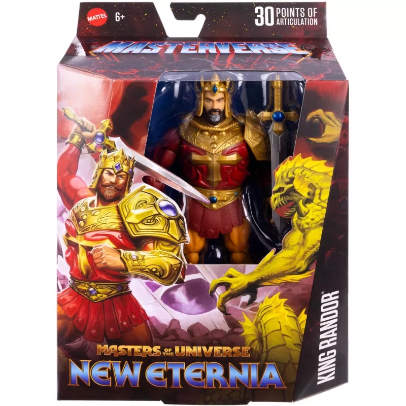 Veiksmo figūrėlė MATTEL Masterverse King Randor JBP79 – kolekcinė judama figūrėlė