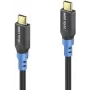 USB-C laidas PureLink FI-U400-003 USB4 Gen 2x2 0,3 m juodas mėlynas