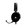 Žaidimų ausinės White Shark GH-2540 Elephant Black su RGB apšvietimu ir nuimamu mikrofonu