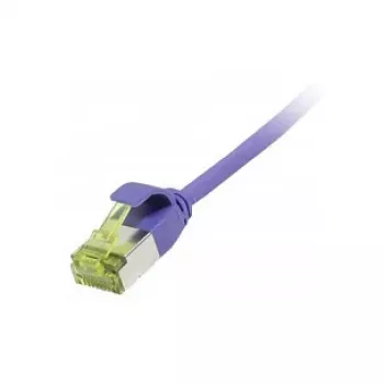 Patch laidas RJ45, CAT6A 500MHz, 0,15 m, alyvinis, U/FTP, plonas apvalus d=3,8 mm, TPE/LSZH (Superflex), AWG32, su Cat.7 žaliava, Synergy 21 (S217390V3)