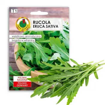 Sėklos ant juostelės – Apte Rukola (Eruca sativa) 6 m auginimui namuose ir sode