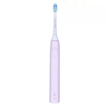 Sonicinis dantų šepetėlis Philips 3100 serijos HX3671/11 su slėgio jutikliu, įmontuota ličio jonų baterija, 1 šepetėlio galvute, baltas/rožinis