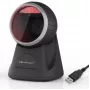 Qoltec Stacionarus brūkšninių kodų skaitytuvas 1D ir QR 2D, juodas