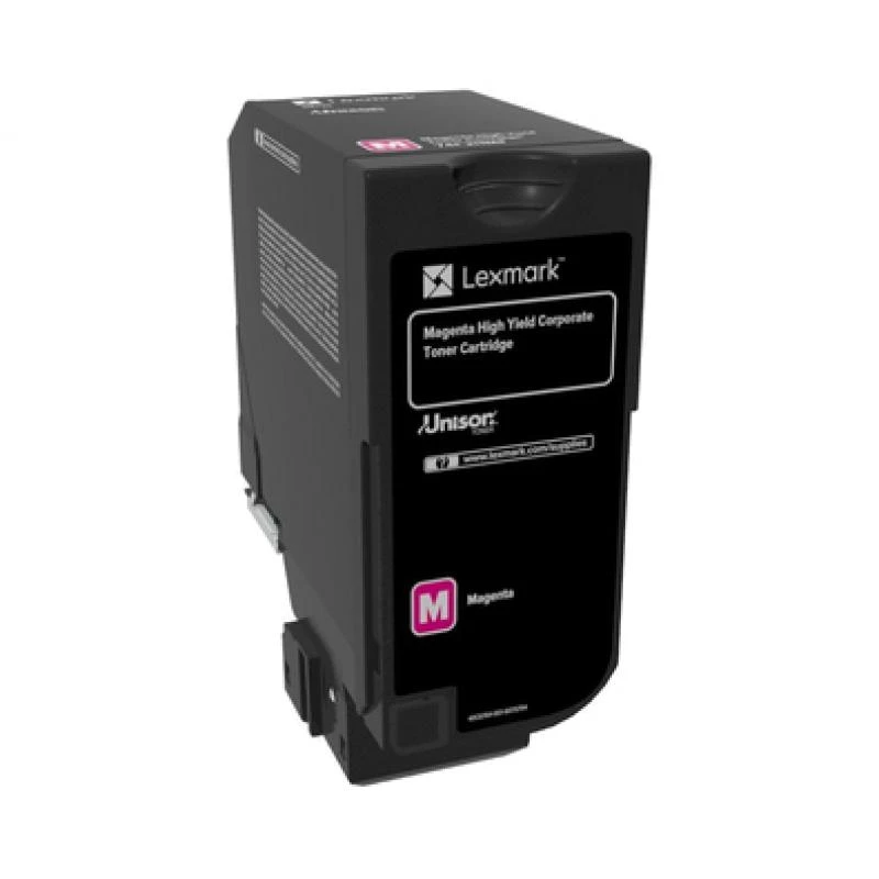 Lexmark 74C2HME Tonerio rinkinys purpurinis Return Program Corporate, 12 000 puslapių