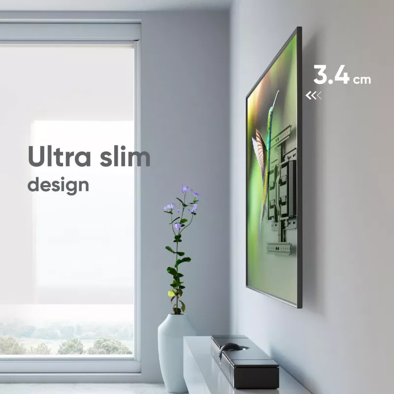 ONKRON SM6-B TV grindinis stovas 32–90 colių ekranams, 50 kg, VESA 200x200–600x400, pakreipimas -10–5°, pasukimas 40°