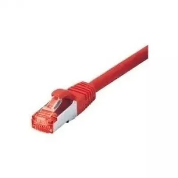 Tecline Patch-Cable RJ-45 (M) į RJ-45 (M) 1,5 m SFTP PiMF CAT 6 halogeninis be užkliuvimo raudonas (715015R)