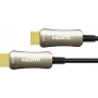 Optinis hibridinis HDMI™ 2.0 laidas, 4K2K / UHD 60Hz, paauksuoti kištukai ir variniai kontaktai, juodas, 2m, PYTHON® serija (GC-M0145)