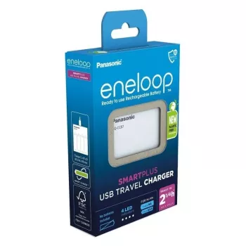 USB baterijų įkroviklis PANASONIC Eneloop Smartplus BQ-CC87 (BQ-CC87USB)