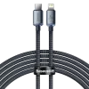 Baseus CAJY000301 mobiliojo telefono kabelis pilkas 2 m USB C Lightning