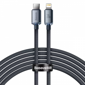 Baseus CAJY000301 mobiliojo telefono kabelis pilkas 2 m USB C Lightning