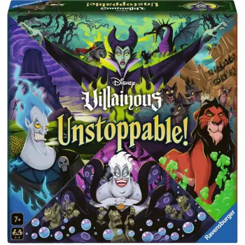 Stalo žaidimas Ravensburger Disney Villainous Unstoppable! – strateginis žaidimas nuo 7 metų