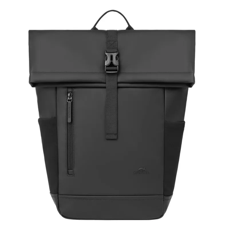 Kuprinė Rivacase 7826 Eden 14 ECO juoda roll-top, skirta 14 colių nešiojamiesiems kompiuteriams