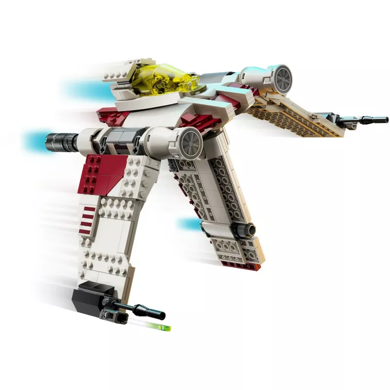 LEGO Star Wars V-19 Torrent naikintuvas 75432 konstruktorius – 567 dalių, 3 minifigūrėlės, demonstravimo ir žaidimo modelis