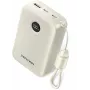 Power Bank Vention 20000mAh 22.5W — 2× USB‑C, 1× USB‑A, Smėlio spalvos