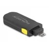USB prievadų blokatorius DeLOCK 22031 (4 vnt., juodas/geltonas)