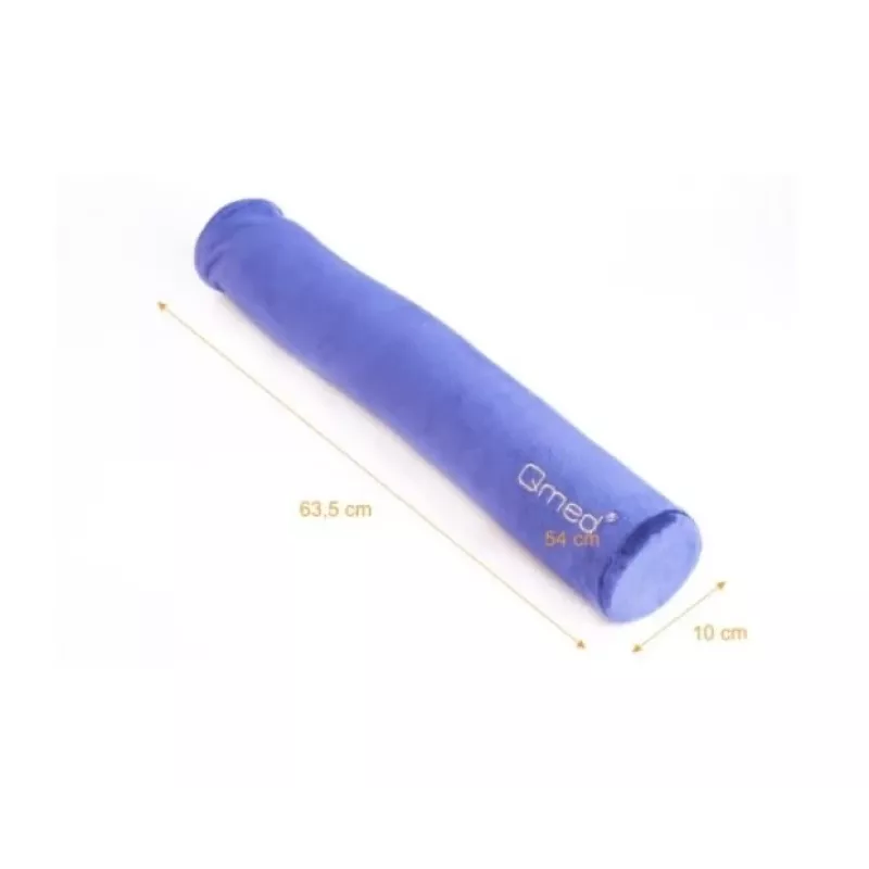 Ergonominė daugiafunkcinė pagalvėlė MDH FLEX PILLOW DRQE3F1CDXUXP – ritinėlio formos, 635 mm ilgio, 100 mm skersmens, violetinė, polipropilenas su veliūriniu užvalkalu