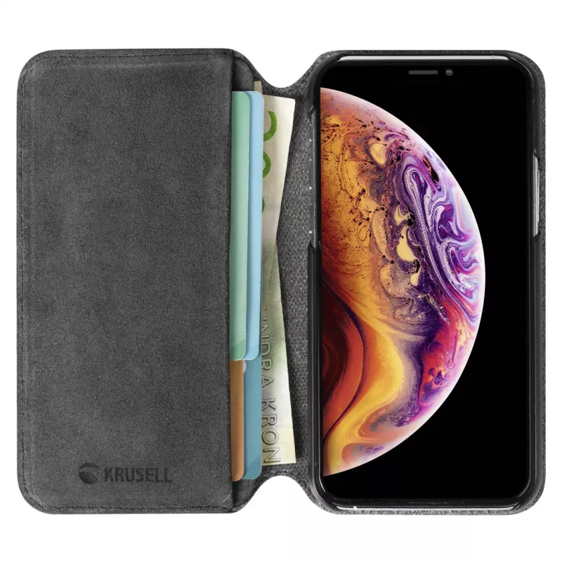 Dėklas Krusell Broby iPhone 11 Pro Max 16,5 cm Juodas