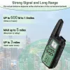 Nešiojama racija Baofeng BF-T25E — 16 kanalų, 2×1400 mAh Li‑Ion, VOX, LCD, žalia, rinkinys 2 vnt