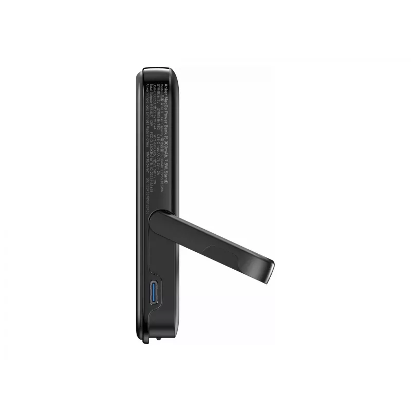 Nešiojamas įkroviklis Anker 322 MagGo – 5000 mAh, belaidis 12 W, juodas