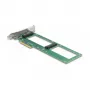 DeLOCK PCI Express 4.0 x8 kortelė su 2 vidiniais U.2 NVMe SFF-8639 prievadais (bifurkacija)