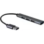 STANDARD USB 3.0 šakotuvas, USB-A jungtis, 4x USB-A prievadai (3x USB 2.0 + 1x USB 3.2 Gen1) (S3018)