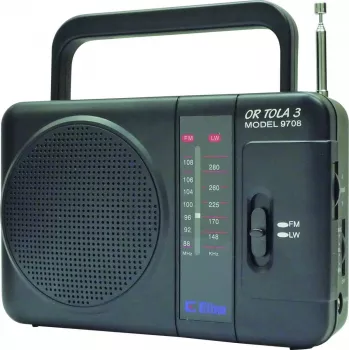 Eltra Tola 3 (9708blk) – nešiojamas radijo imtuvas FM ir LW juostoms