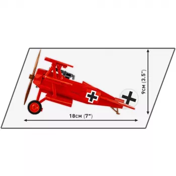 Blocks Fokker DR.1 Red Baron 221 kaladėlių