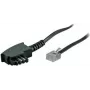 Telefono laidas ShiverPeaks BS70000-15 15 m Juodas