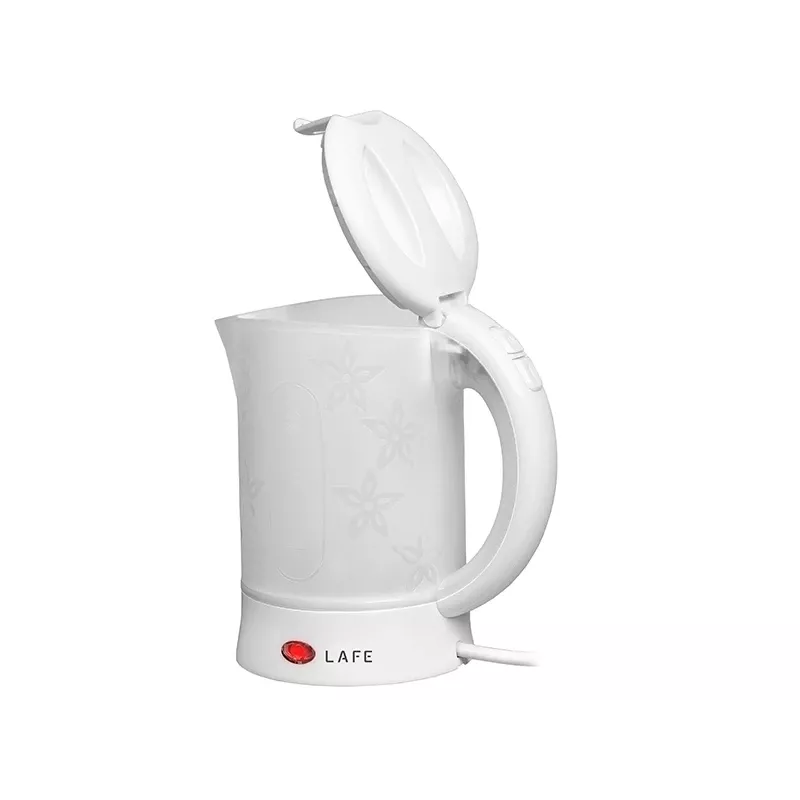 Elektrinis virdulys LAFE LAFCZA45865, nerūdijantis plienas, 0,6 L, 600 W, šviesiai pilkas, užrakinamas dangtelis