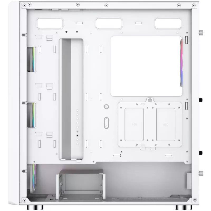 Korpusas Silentware Air 100 White – vidutinis bokštas, ATX, baltas