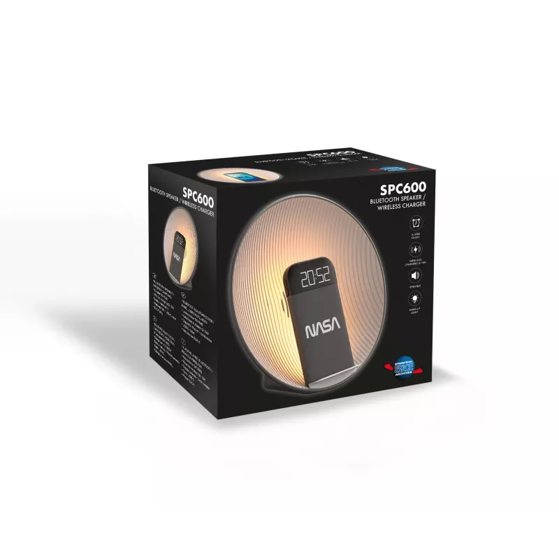 NASA SPC600 Bluetooth garsiakalbis / žadintuvas / belaidis įkroviklis