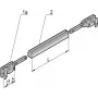 SCHROFF Kreipiamasis bėgelis, PC, 280 mm (24568-381)