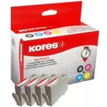 Kores G1747KIT rašalo kasetės rinkinys, atitinka HP 953XL, juoda 53 ml, žydra, rausva