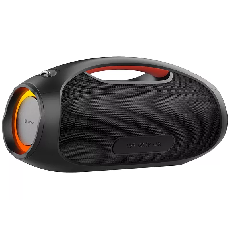 Nešiojamas stereofoninis garsiakalbis TRACER TRAGLO47226 – belaidis Bluetooth 5.3, 60 W RMS, 12 h baterija, juodas