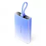 Power bank Vention FHZL0 10000 mAh – 1×USB-A, 1×USB-C, 3 A, mėlyna