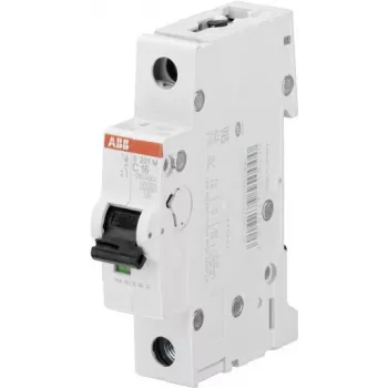 ABB automatinis jungiklis C6A S201M-C6 pro M komp. 10kA 1-polio C charakteristika S201M-C6 (2CDS271001R0064)