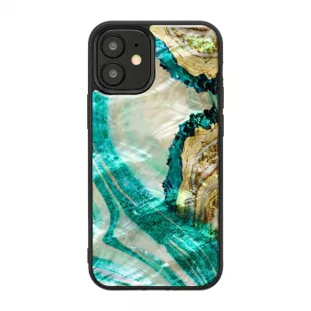 Apsauginis dėklas iKins, skirtas Apple iPhone 12 mini — aqua agate