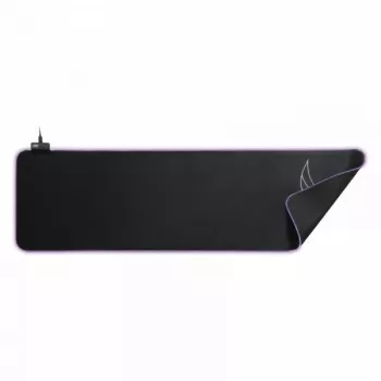 L33T Gaming 160406 Asar Bardagi XXL RGB žaidimų pelės kilimėlis, greitas paviršius, 920 x 294 x 3 mm, juodas